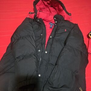 Polo by Ralph Lauren Black and Red Kids Jacket